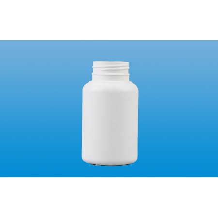 Oral solid high-density polyethylene bottle